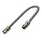 Flextron Gas Line Hose 3/8'' O.D. x 36'' Length 1/2" x 3/8" FIP Fittings, Stainless Steel Flexible Connector FTGC-SS14-36E - alternate 1